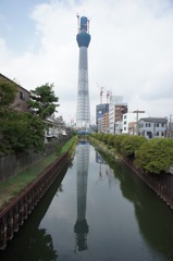 スカイツリー438m十間橋
