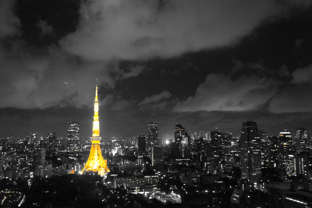 TOKYO NIGHT(YELLOW)/夜景:東京タワー