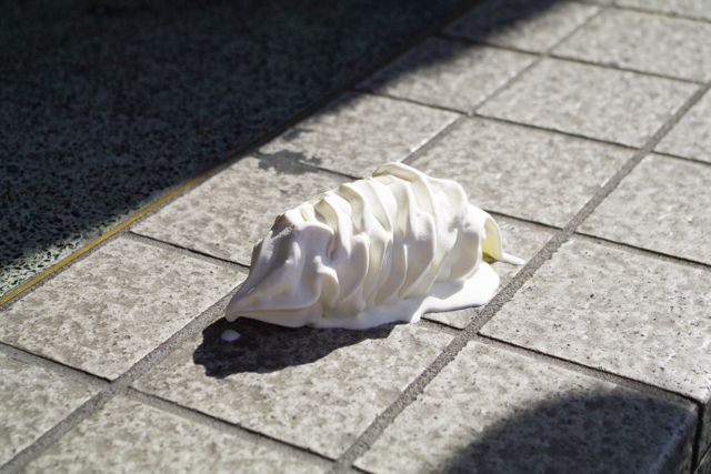 夏、ソフトクリームの悲劇