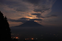 幻想的富士山？