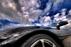 A car and the sky