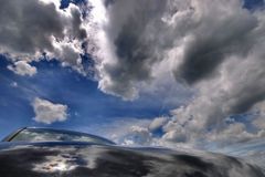 The sky and the sky