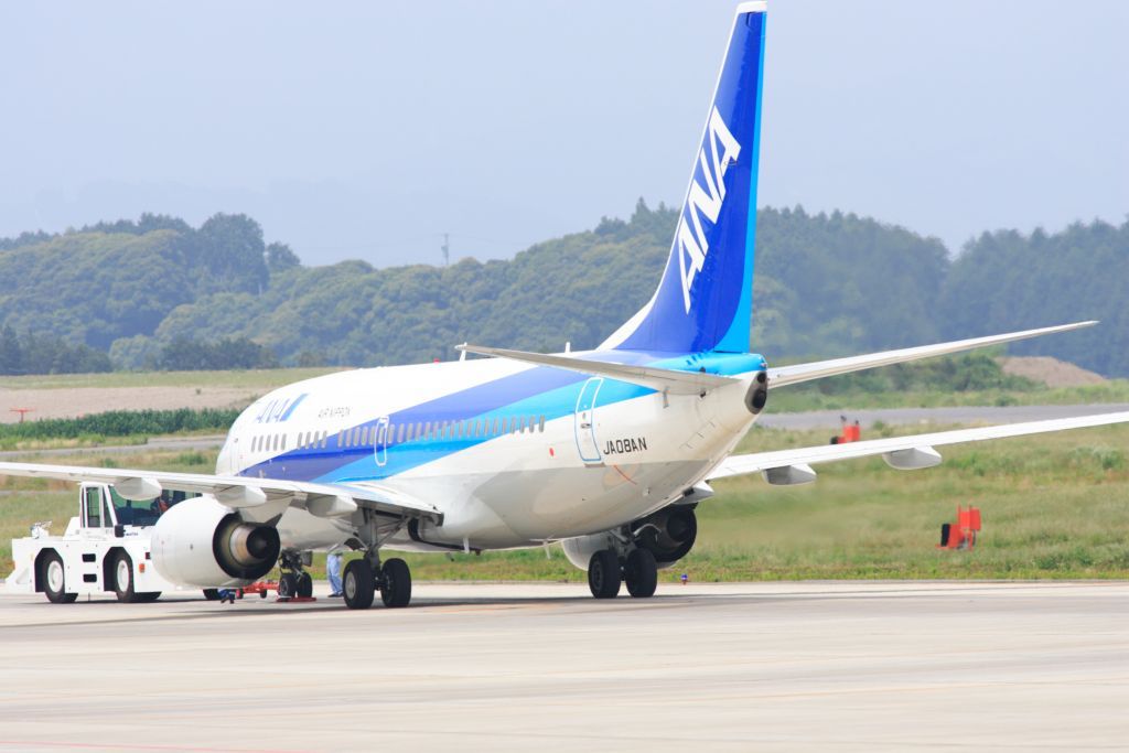 静岡空港にて　737-700　その2