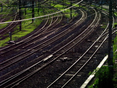 夏の線路