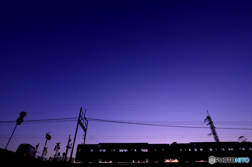 Blue Moment Train