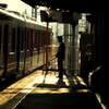 駅の夕暮れ