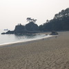 月の名所でも昼の桂浜