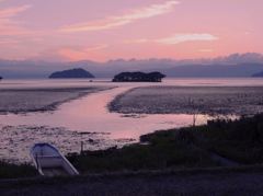 琵琶湖夕景