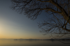 琵琶湖夕景