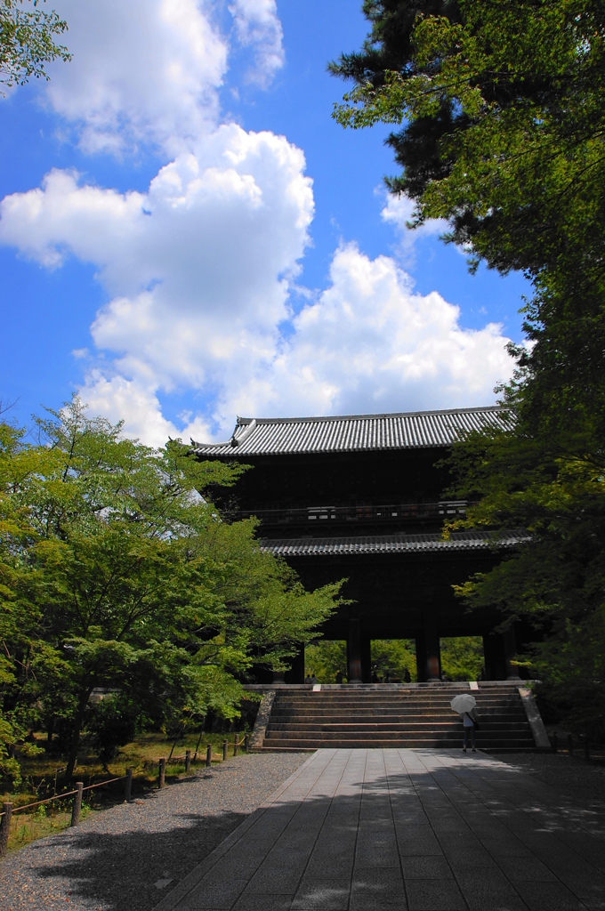 南禅寺の青い空