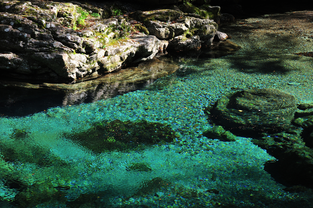 安居渓谷　水晶淵②
