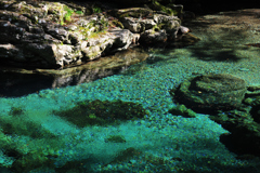 安居渓谷　水晶淵②