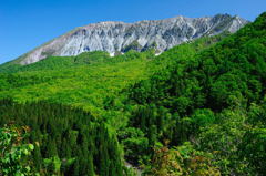 大山南壁　鍵掛峠