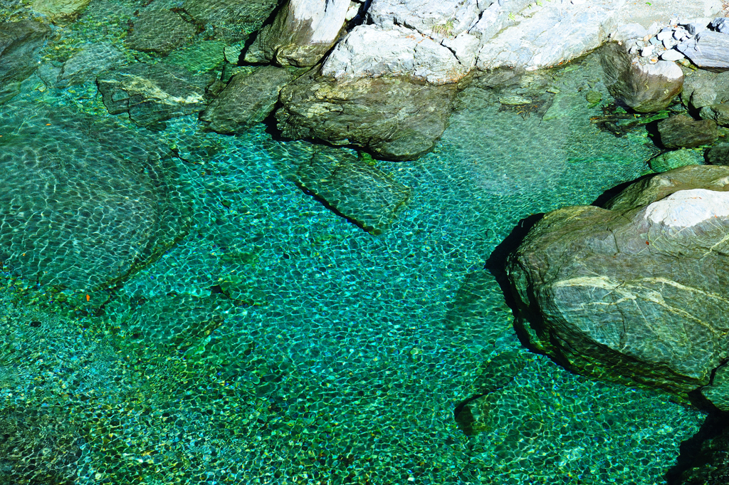 安居渓谷　安居川②