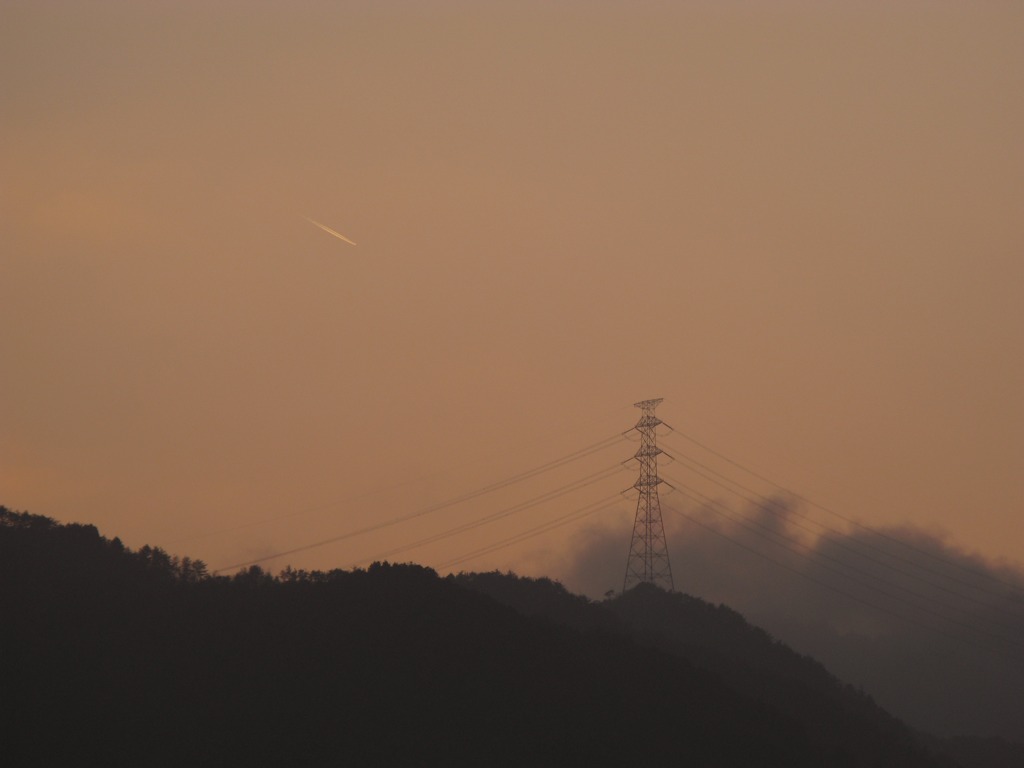 篠山　夕景