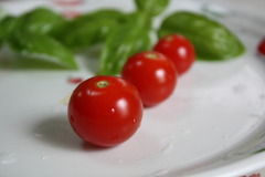 バジルを添えて♪