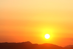 夕日