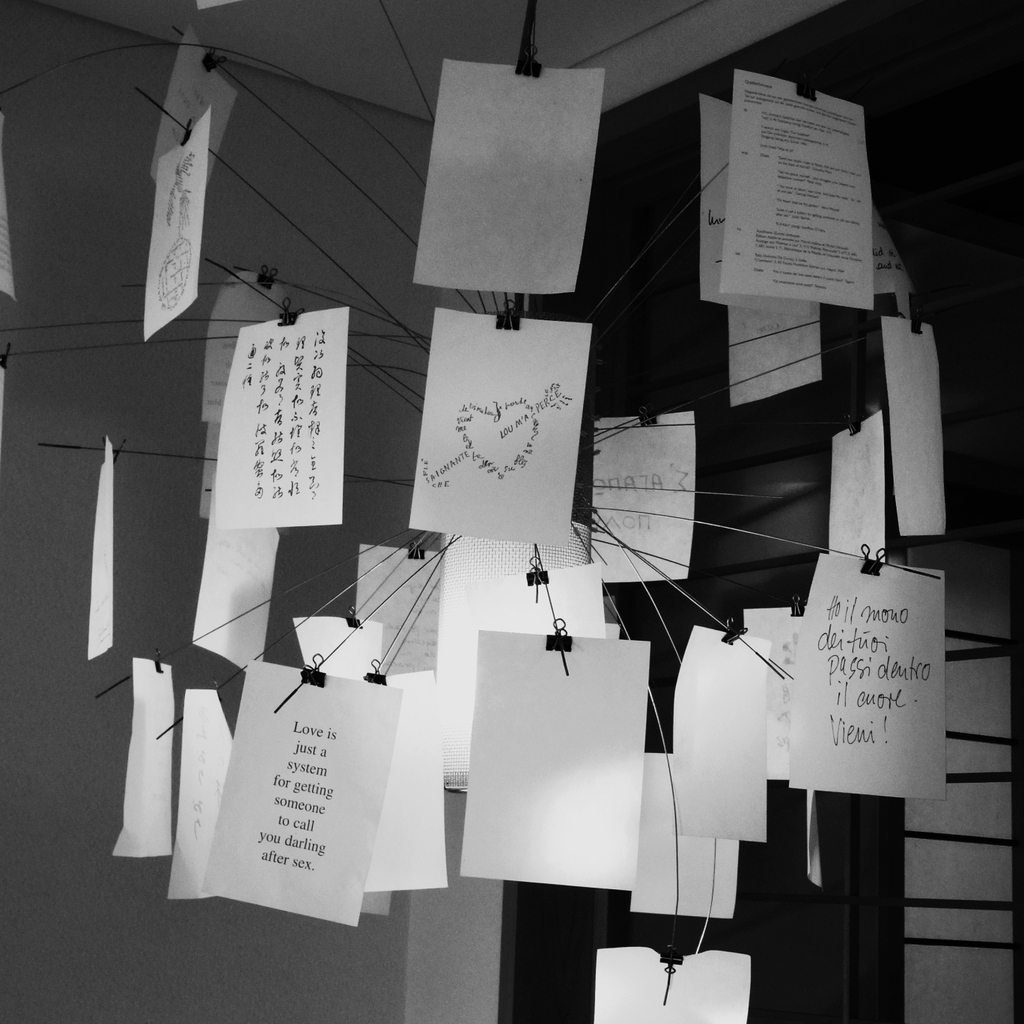 ルームライトのメッセージ