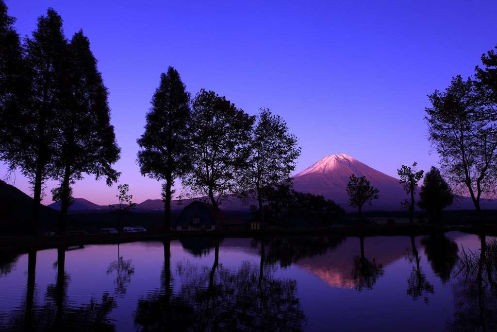 富士の夕焼け