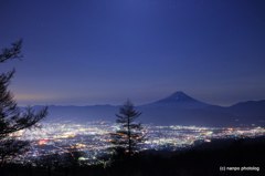 富士の夜景
