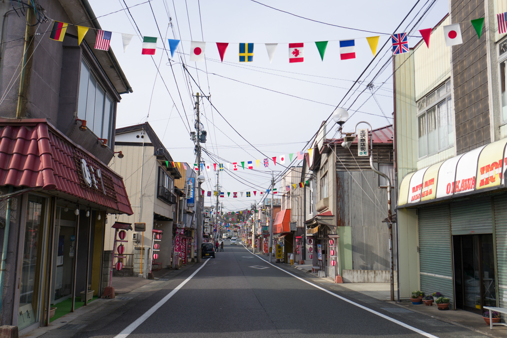 土沢商店街・・・♬