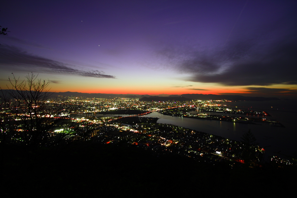 夕暮れ