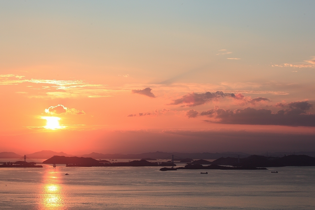夏の夕焼け