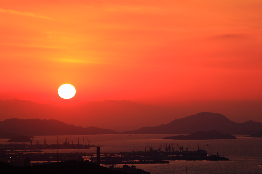 夕暮れの瀬戸