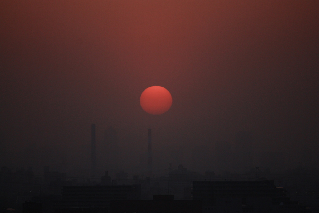 沈む夕日