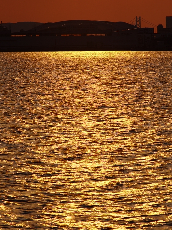 みなと神戸の夕焼け５
