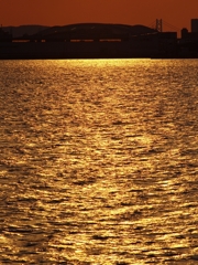 みなと神戸の夕焼け５