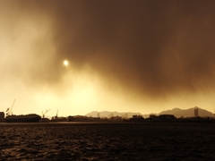 みなと神戸の夕焼け６