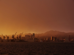 みなと神戸の夕焼け７