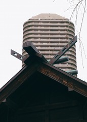 佃・新旧並存の町