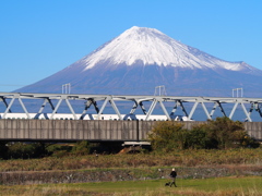 晴天の富士山