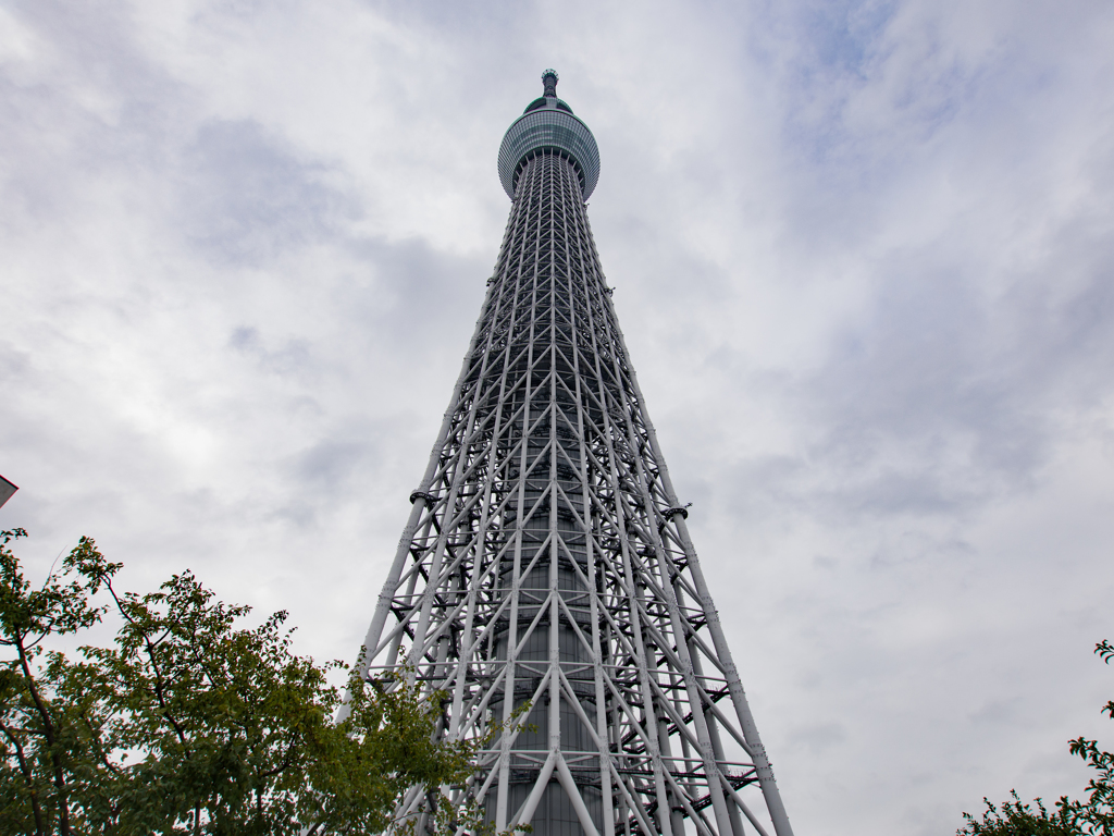 天を突く