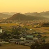夕焼けの街並み