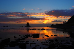 雨晴の日の出　①