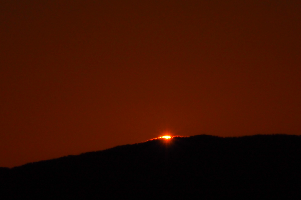 夕陽沈むとき　③