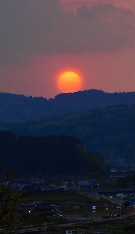 魅せられて夕陽