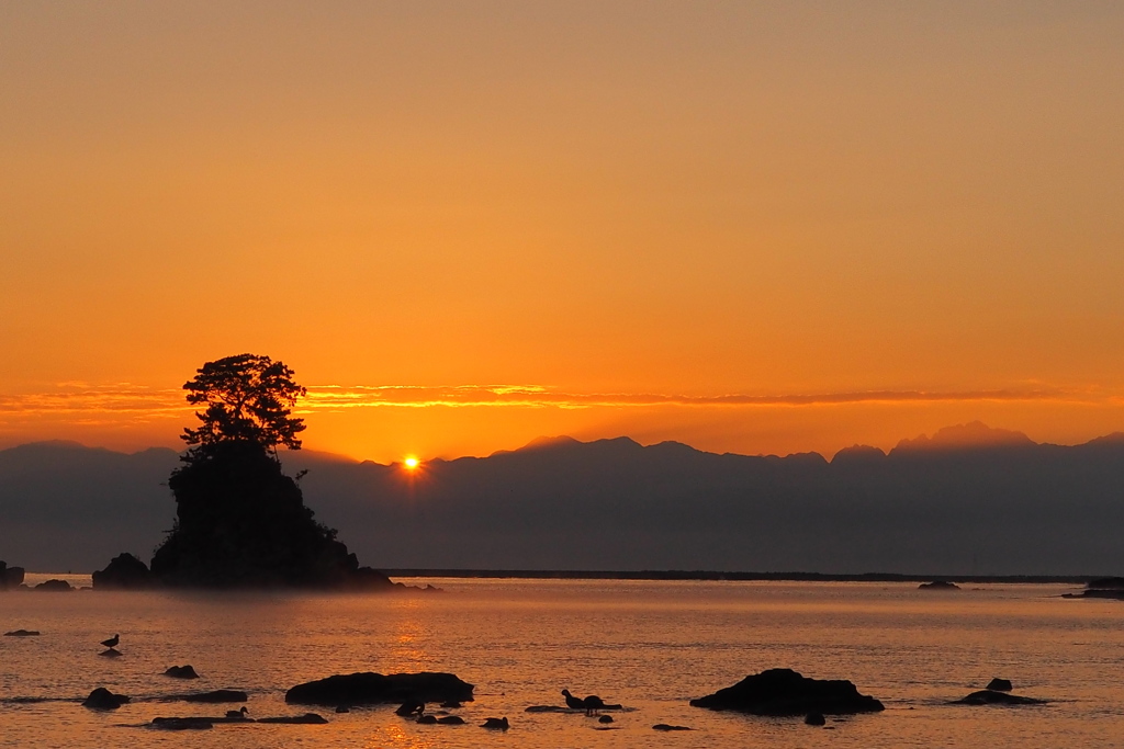 今朝も気嵐　①