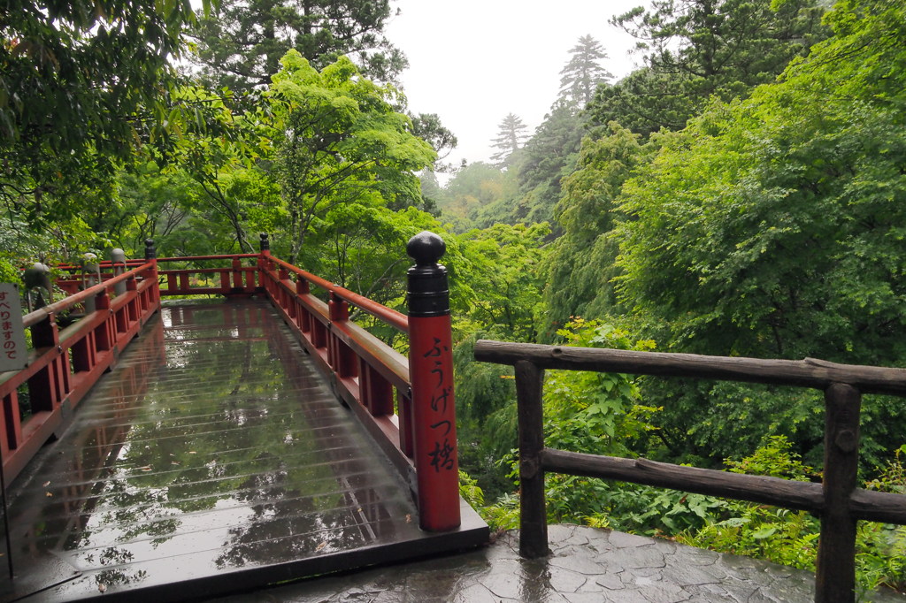 雨の那谷寺　②