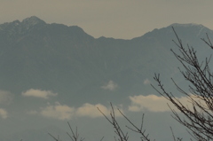 二上山から見る立山　②