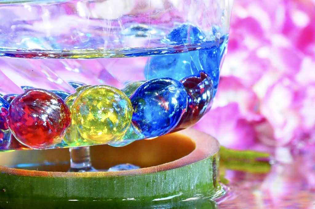 紫陽花手水
