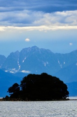 剱岳にUFO雲