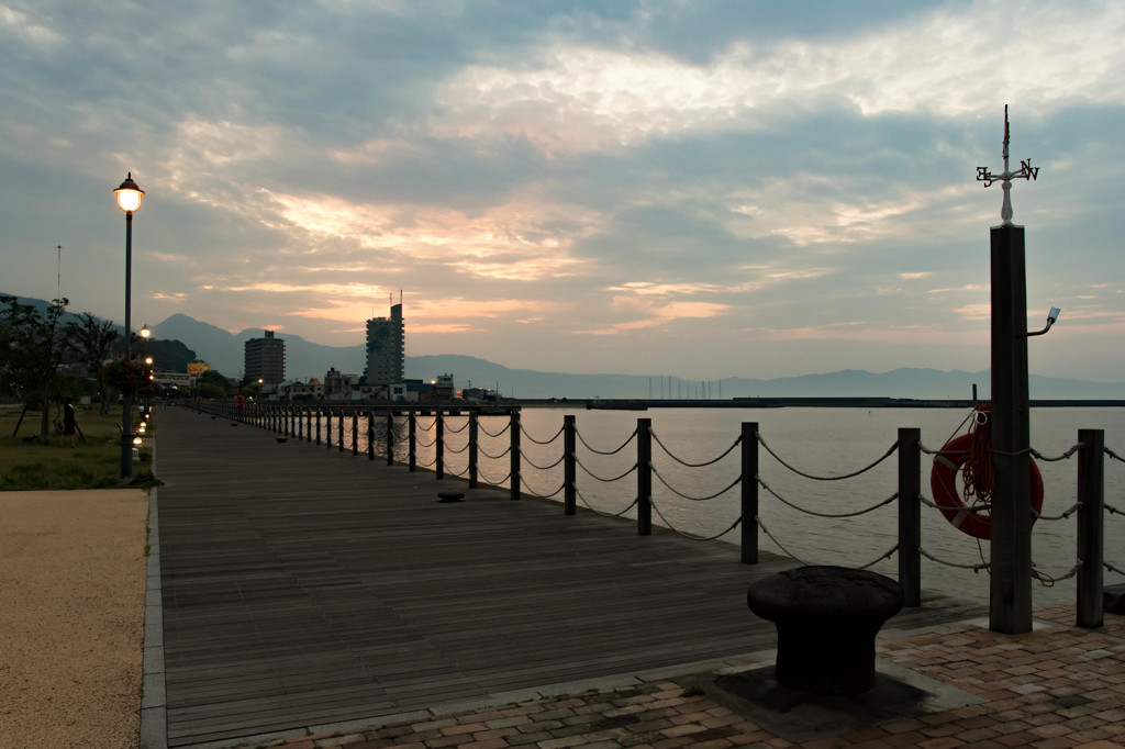 かんたん港園夕暮れ