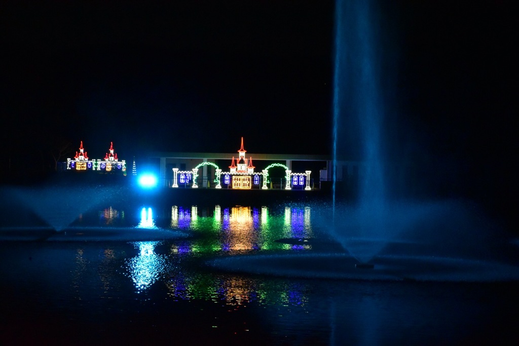 Blue fountain 