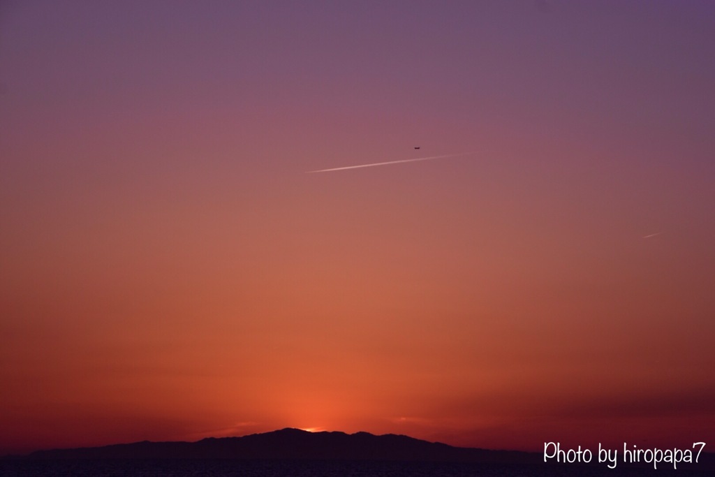 本日の夕景その②