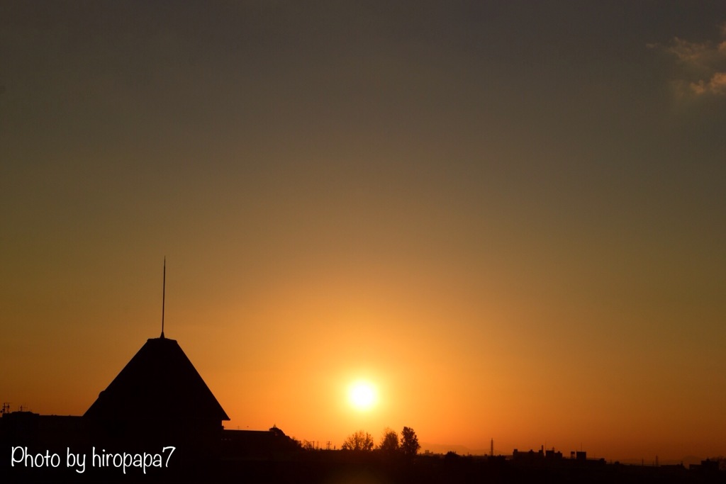 今日の夕景②