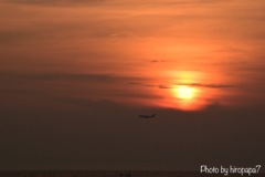 本日の夕景 その2